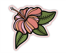 Load image into Gallery viewer, Pink Hibiscus Sticker
