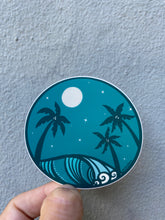 Load image into Gallery viewer, Night Surfing Sticker
