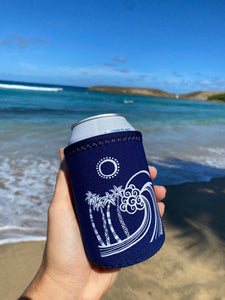 Wave & Palm Koozie