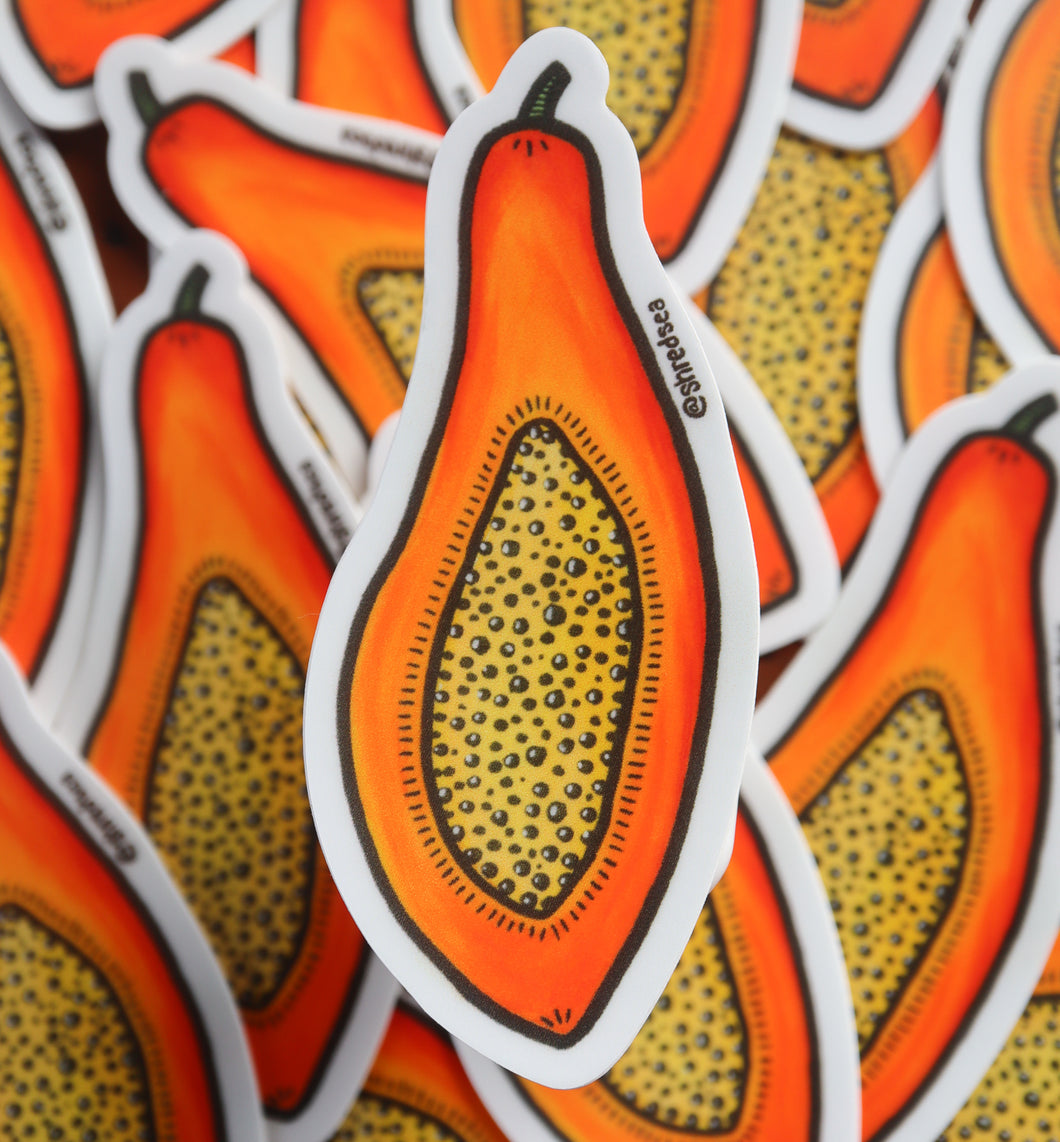 Papaya Sticker