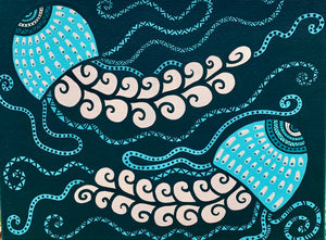 Batik Jellyfish Print