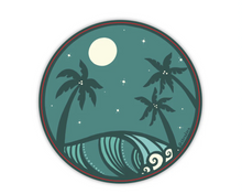 Load image into Gallery viewer, Night Surfing Sticker
