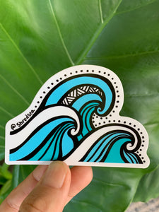 Waves Sticker