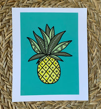 Load image into Gallery viewer, Pina Teal Background
